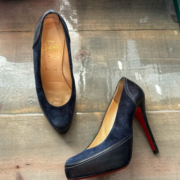 Christian Louboutin Black Defil Pump Décolleté Nappa Sz 38.5 - Picture 16 of 16